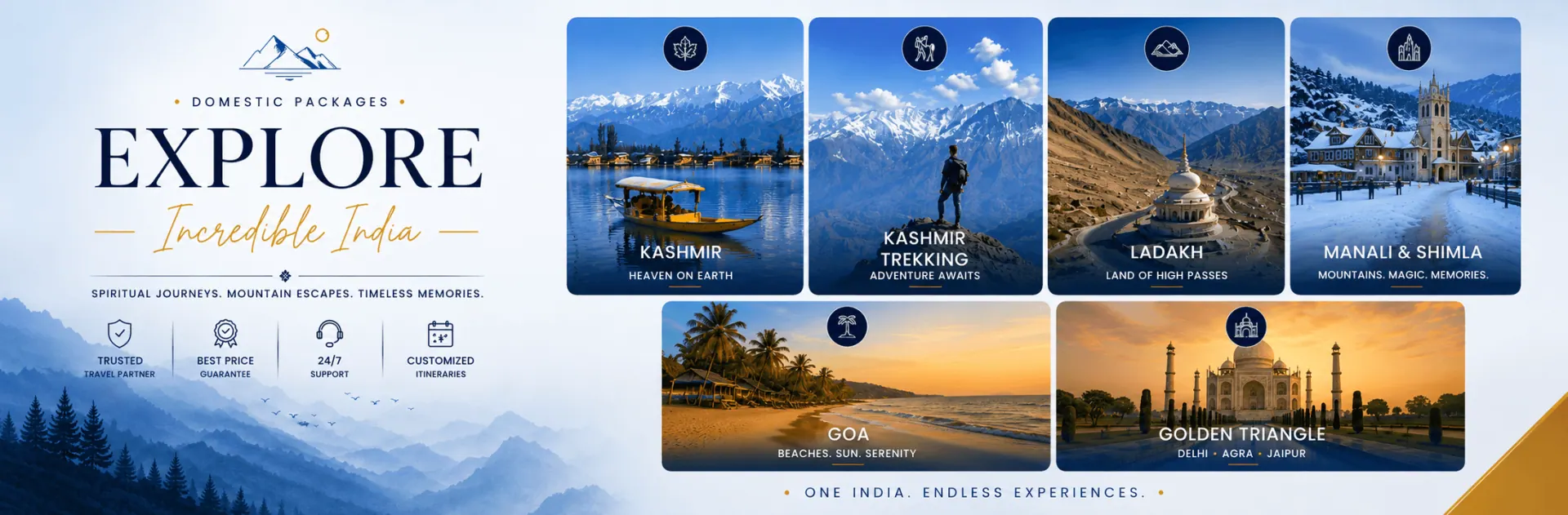 Explore the paradise on earth called Kashmir